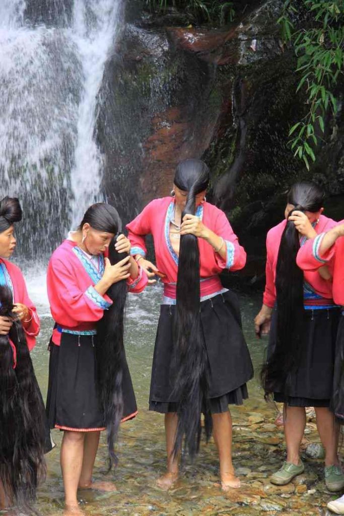 The women of the world's longest hair village