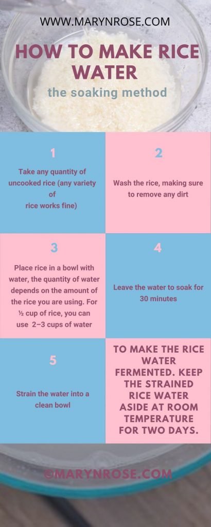 how to prepare rice water for fast hair growth